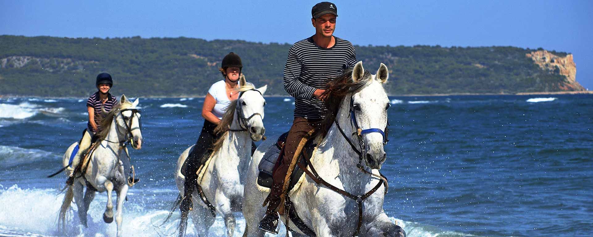  Exciting horse riding by the sea